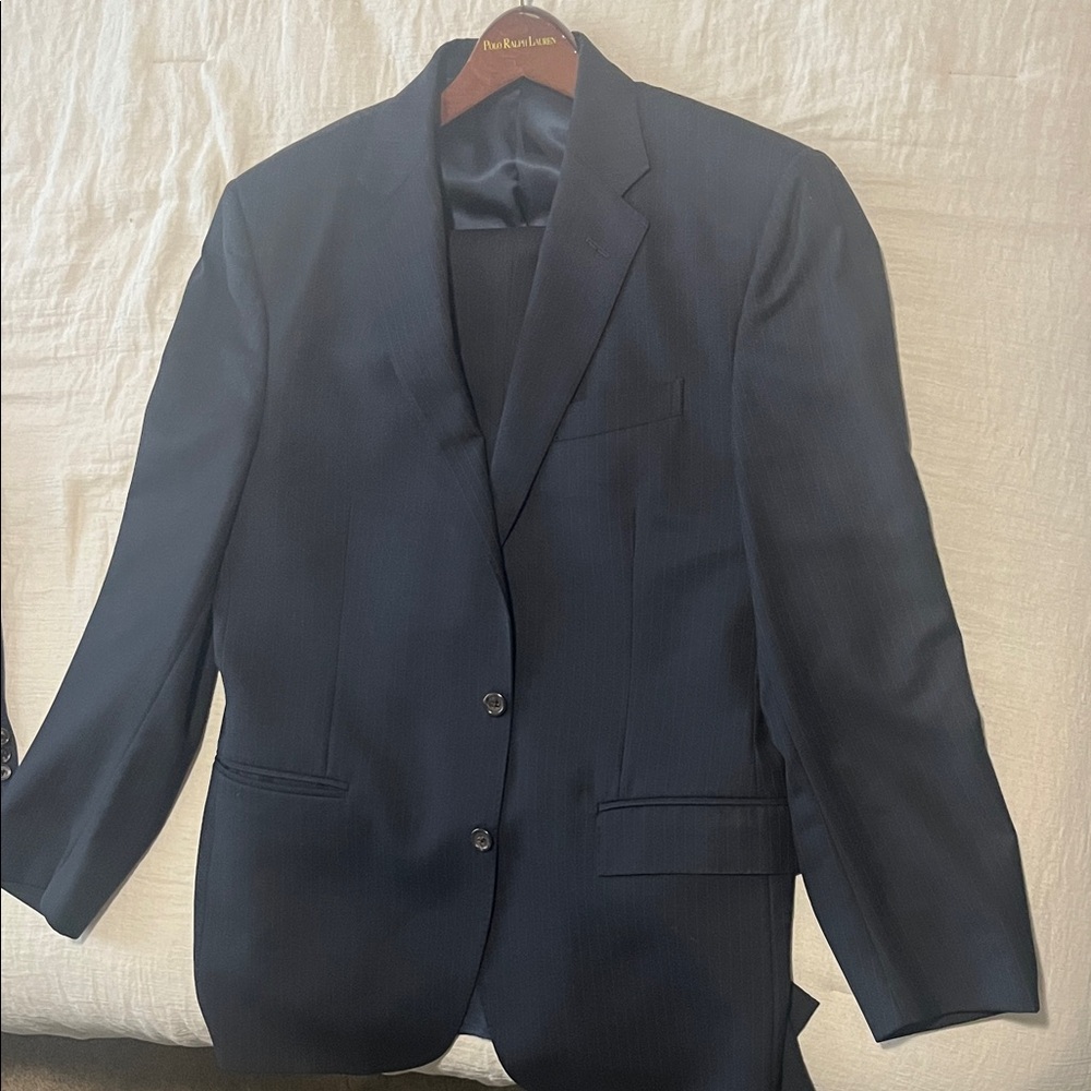 Ralph Lauren Men's Deep Blue Suit Jacket